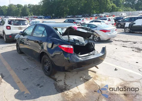 2016 Toyota Corolla Le из США, поврежденный, VIN 2T1BURHE3GC573542